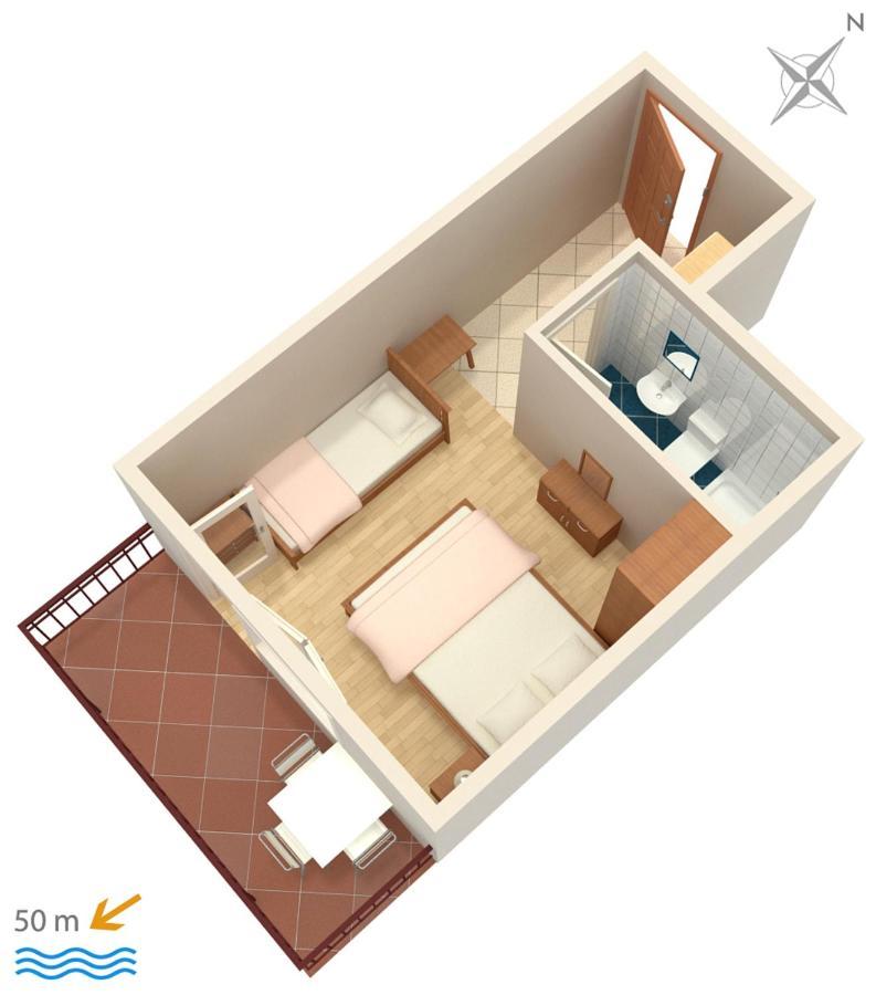Apartments By The Sea Brela, Makarska - 2718 Luaran gambar